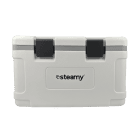 Steamy Marine 35 (35 Liter) Kühlbox Weiß + 2x Kühlelement Large mit großem Rabatt