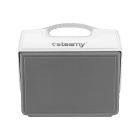 Steamy Sport 15 (15 Liter) Kühlbox Grau + 1x Kühlmatte (88 Würfel) mit großem Rabatt