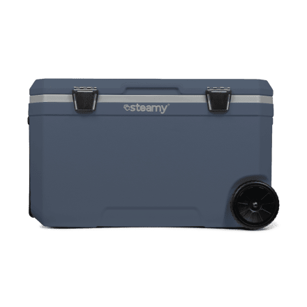 Steamy Cool 70 Roller (70 Liter) Kühlbox mit Rollen + 1x Kühlelement XXL mit großem Rabatt