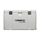 Steamy Marine Pro 120 (120 Liter) Kühlbox Weiß + 1x Kühlelement XXL mit großem Rabatt